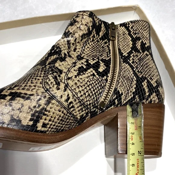 New A.P.C .Style F5-1008 ankle boots SNAKE MUTICO tan size 9 ⭐️⭐️⭐️⭐️⭐️ - Picture 12 of 17